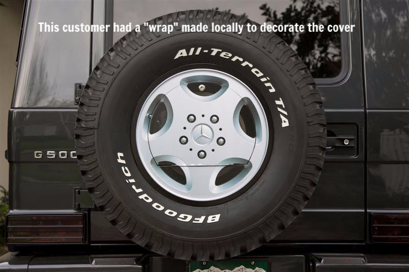 Spare Wheel Cover with Lockable Compartment for Mercedes Gwagen